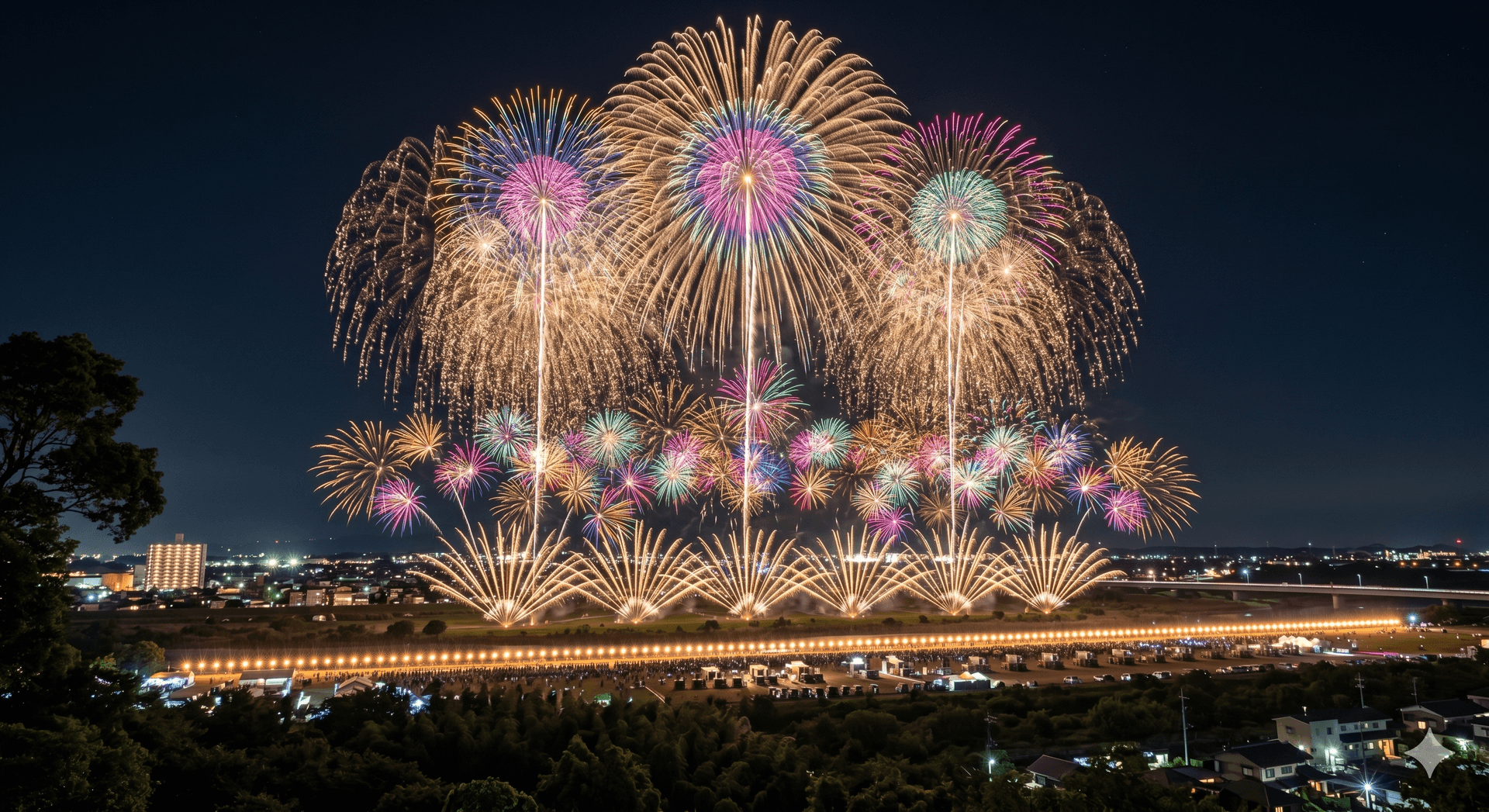 【袋井花火大会2026ガイドブック】有料席チケット情報や周辺の予約ができる駐車場を紹介!
